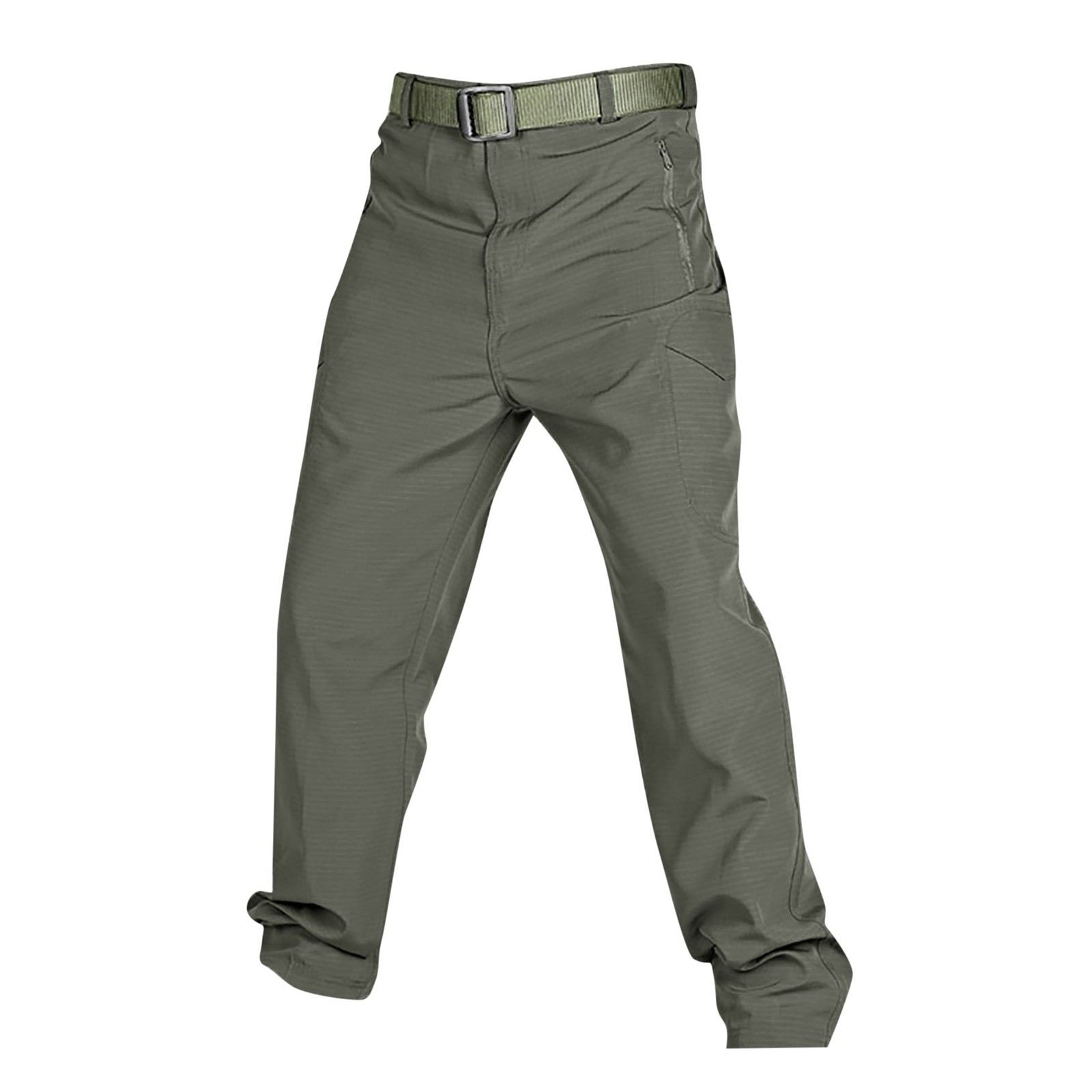 thumbnail image 2 of Pantalones cargo ligeros de senderismo para hombre - 95 % nailon, 5 % spandex - Diseño con múltiples bolsillos, cintura elástica, adecuados para acampadas y aventuras al aire libre, 2 of 8